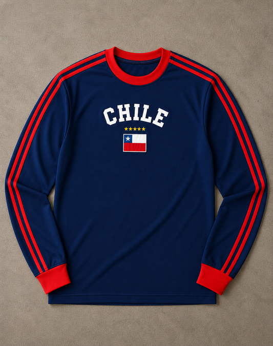 Camiseta Chile – Estilo Retro - Mujer