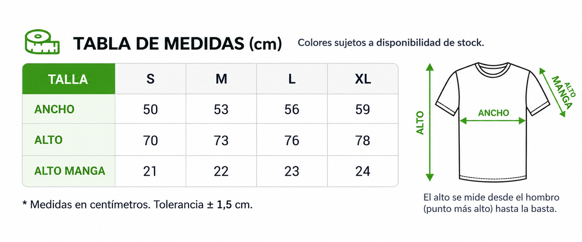 Polera Hombre Chile